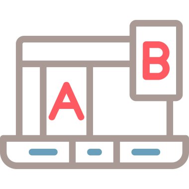 çevrimiçi web rengi basit illüstrasyon