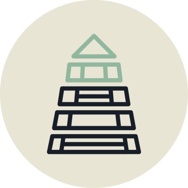 Yapı simgesinin vektör illüstrasyonu