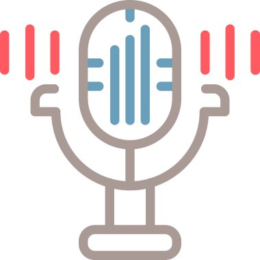 mikrofon ses simgesi - taslak biçimi