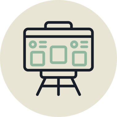 Takvim. Web simgesi basit illüstrasyon