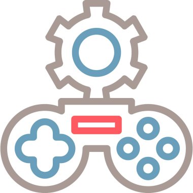 oyun simgesi vektör çizimi