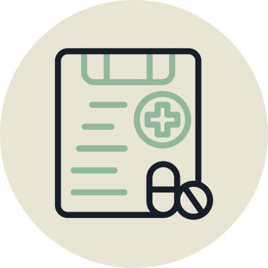 Tıbbi çapraz vektör illüstrasyon tasarımı içeren pano