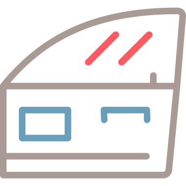 Yazıcı. Web simgesi basit illüstrasyon