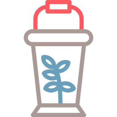 Kahve. Web simgesi basit illüstrasyon