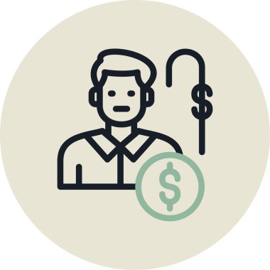 seo modern simgesinin vektör illüstrasyonu