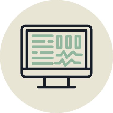 seo modern simgesinin vektör illüstrasyonu