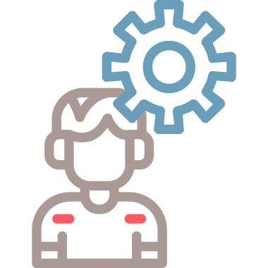 iş simgesi vektör illüstrasyonu