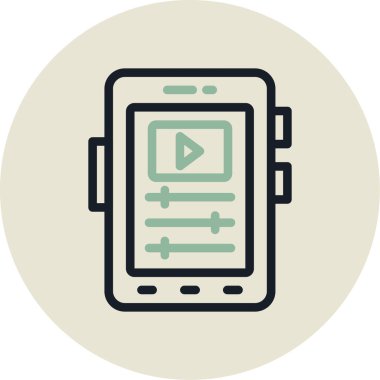 Akıllı telefon vektör çizim