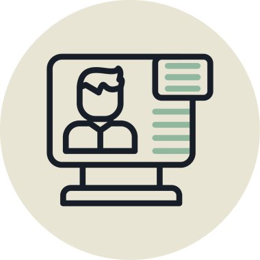 Web sitesi, masaüstü, masaüstü, vs. için web tasarım simgesi.