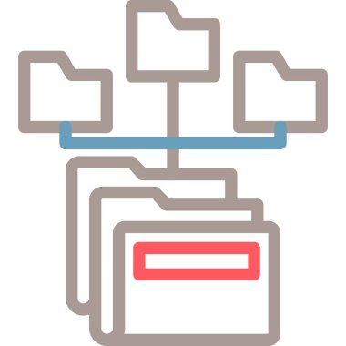 dosya simgesi. Web vektör illüstrasyonu