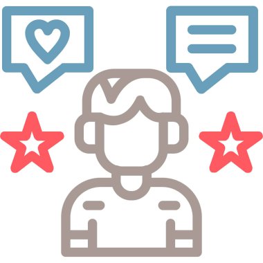 Müşteri geribildirim müşteri simgesi