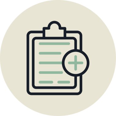 kontrol listesi simgesi vektör illüstrasyonu