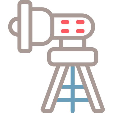 kamera simgesi vektör illüstrasyonu