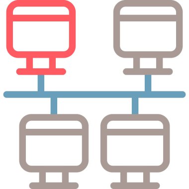 Ağ web simge vektör çizim