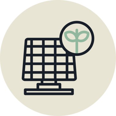 iş ve finans ikonu vektör illüstrasyonu