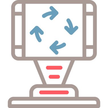 seo modern simgesinin vektör illüstrasyonu