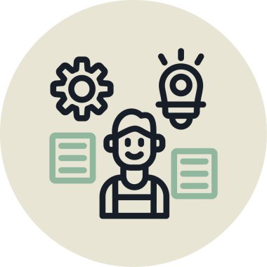 seo modern simgesinin vektör illüstrasyonu