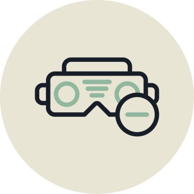 para vektörü düz çizgi simgesi