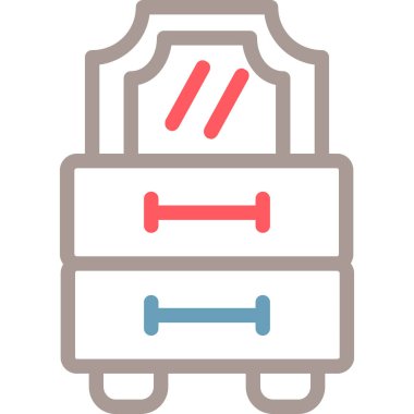 Bir spor salonu simgesinin vektör çizimi