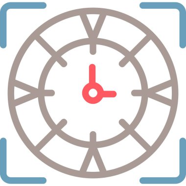 Saatin vektör illüstrasyonu