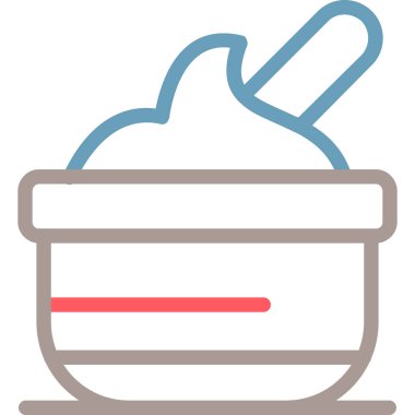 Yemek pişirme simgesi ana hatlarıyla