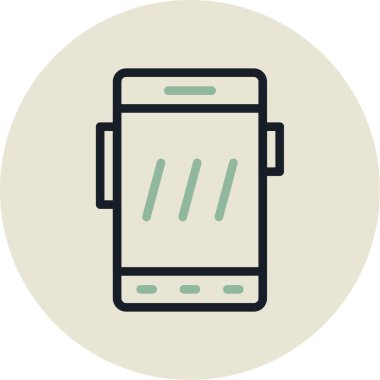 akıllı telefon simgesi vektör illüstrasyonu