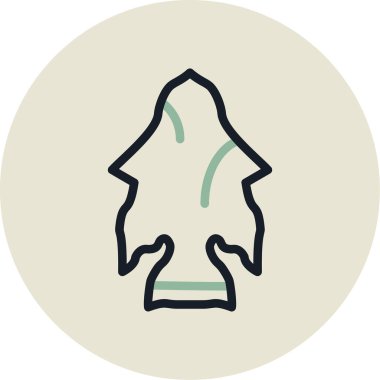 Ağaç. Web simgesi basit illüstrasyon