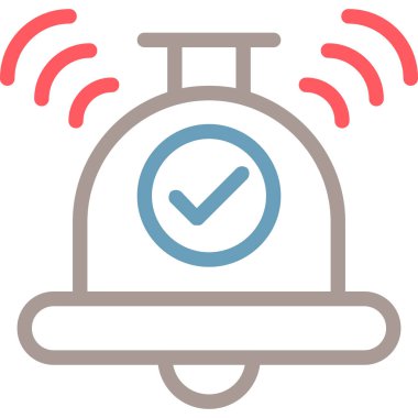 Alarm! Web simgesi basit illüstrasyon