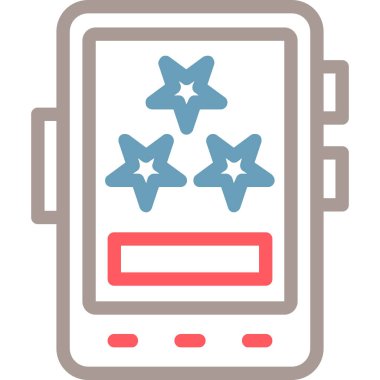 ABD bayrağı vektör simgesi