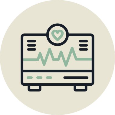 tıbbi bakım ikonu vektör illüstrasyonu