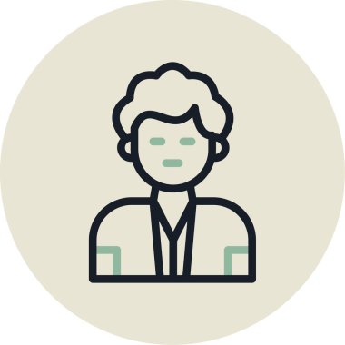 avatar simgesi vektör illüstrasyonu