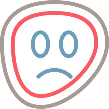 Üzücü Duygu. Basit tasarım