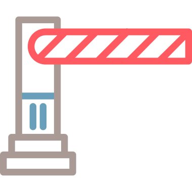 İnşaat vinci. Web simgesi basit illüstrasyon