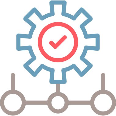 Teçhizat Web simgesi basit illüstrasyon