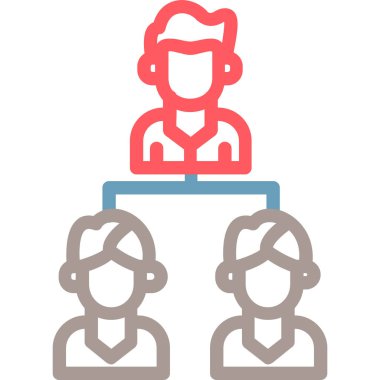 İnsan simgesinin vektör illüstrasyonu