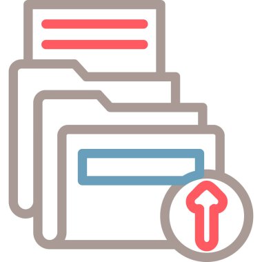 dosya belgesi vektör illüstrasyonu