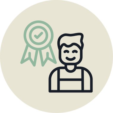 Bir kadının vektör illüstrasyonu