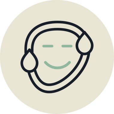 Müşteri desteği vektör illüstrasyon simgesi