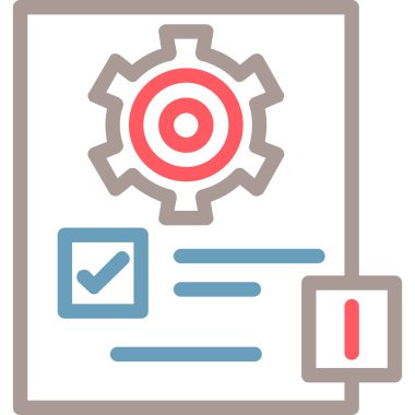 hedef simge vektör illüstrasyonu