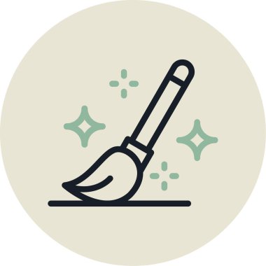 kürek simgesi vektör illüstrasyonu