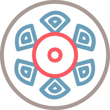 Modern bir simgenin vektör illüstrasyonu