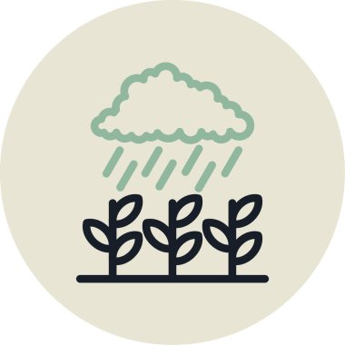 Bulut. Web simgesi basit illüstrasyon