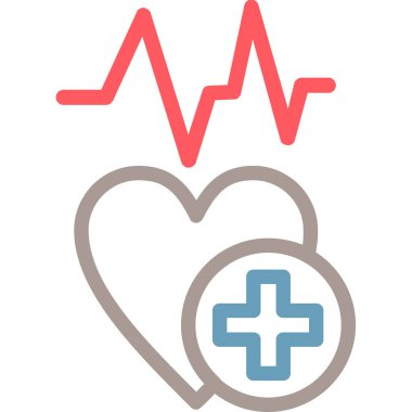 kalp atışı kutsal kişilerin resmi, vektör çizim