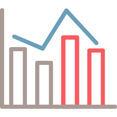 büyüme grafiği vektör illüstrasyonu