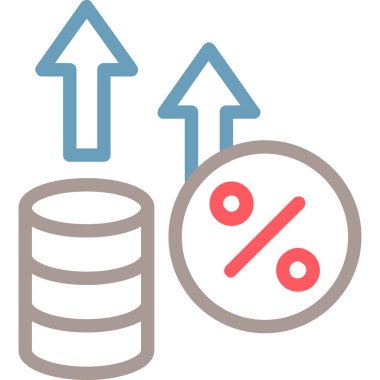 Veri tablosu Web simgesi basit illüstrasyon
