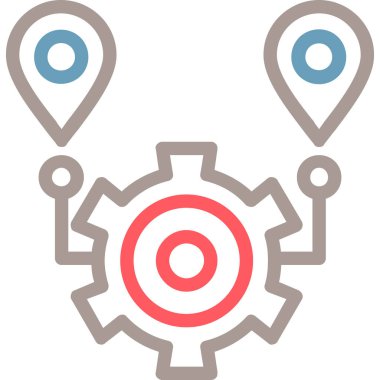 Hedef. Web simgesi basit tasarım