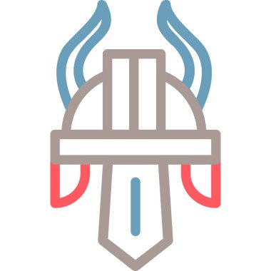 Amerikan bayrak ikonu vektör illüstrasyonu