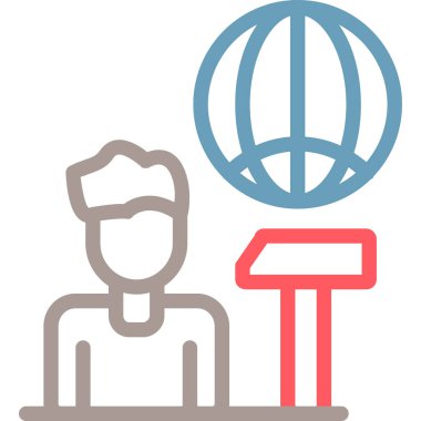 seo modern simgesinin vektör illüstrasyonu