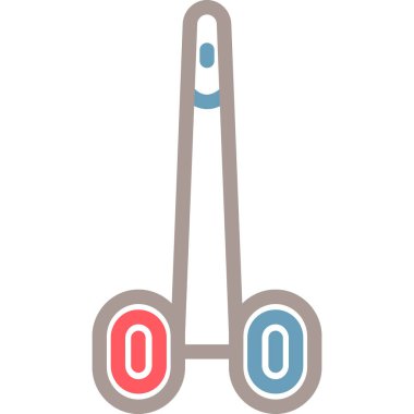 bebek oyuncağı ikon vektör illüstrasyonu