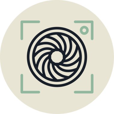 Bir hayranın vektör illüstrasyonu